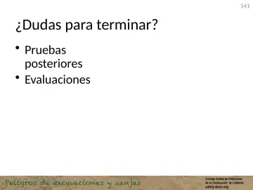 Slide 141: ¿Dudas para terminar?