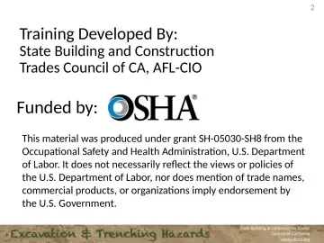 Slide 2: Training Developed By: