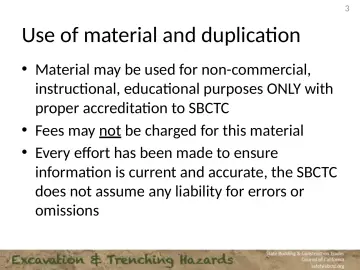 Slide 3: Use of material and duplication
