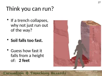 Slide 27: Think you can run?