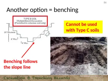 Slide 86: Another option = benching