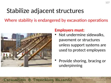 Slide 107: Stabilize adjacent structures