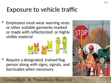 Slide 108: Exposure to vehicle traffic