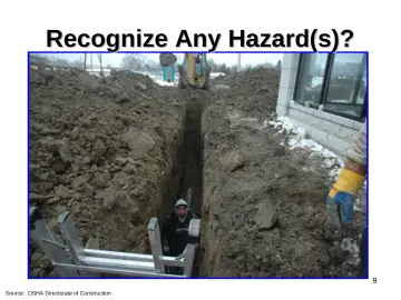Slide 9: Recognize Any Hazard(s)?