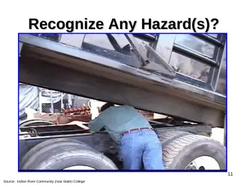 Slide 11: Recognize Any Hazard(s)?