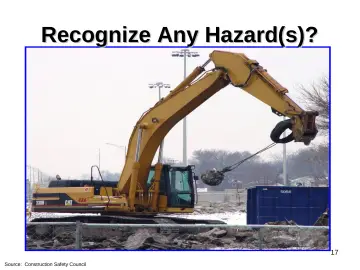 Slide 17: Recognize Any Hazard(s)?