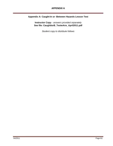 Page 29: APPENDIX A
