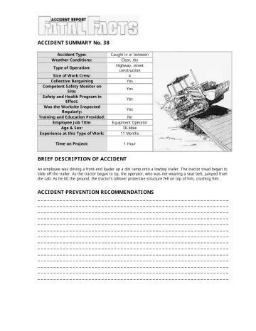 Page 55: ACCIDENT SUMMARY No. 38