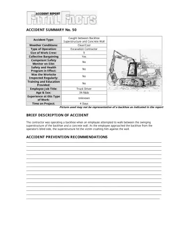 Page 56: ACCIDENT SUMMARY No. 50