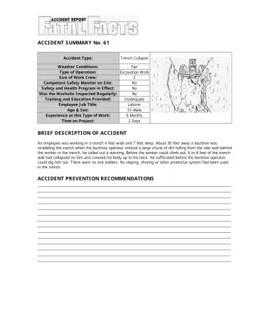 Page 57: ACCIDENT SUMMARY No. 61