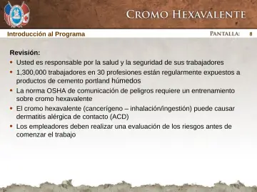 Slide 8: Introducción al Programa