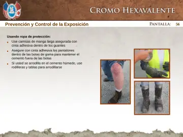 Slide 56: Prevención y Control de la Exposición