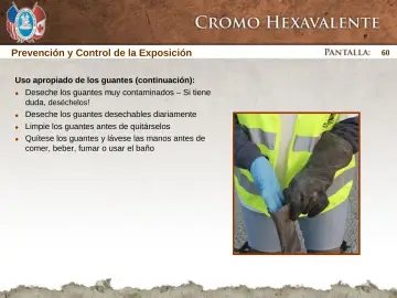 Slide 60: Prevención y Control de la Exposición