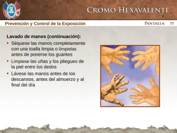 Slide 77: Prevención y Control de la Exposición