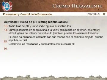 Slide 87: 15. el pH de su piel