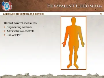 Slide 46: Exposure prevention and control
