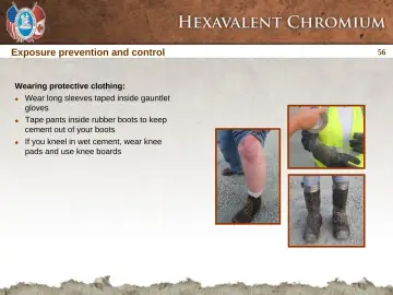 Slide 56: Exposure prevention and control