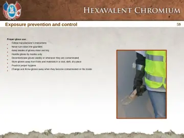 Slide 59: Exposure prevention and control