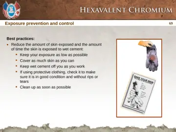 Slide 69: Exposure prevention and control