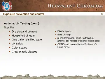 Slide 79: Dry portland cement