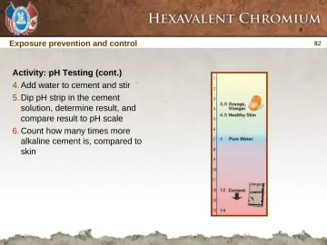 Slide 82: Exposure prevention and control