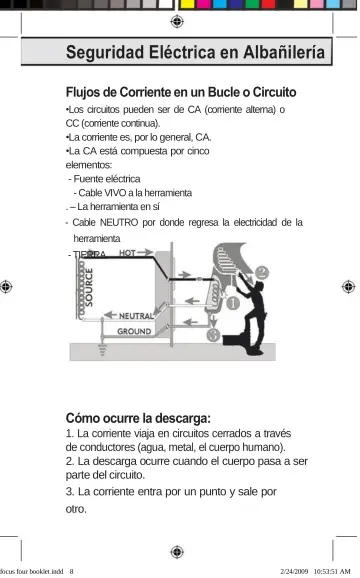 Page 8: Seguridad Eléctrica en Albañilería