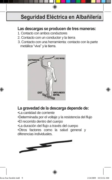 Page 9: Seguridad Eléctrica en Albañilería