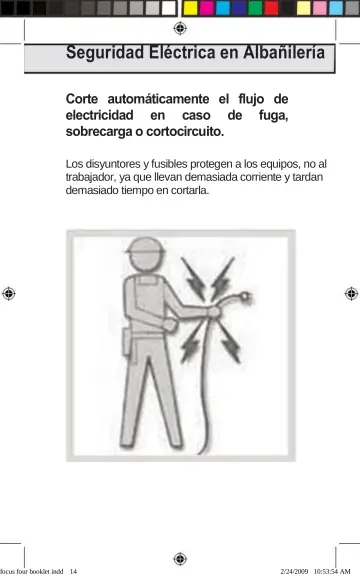 Page 14: Seguridad Eléctrica en Albañilería
