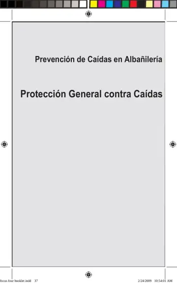 Page 37: Prevención de Caídas en Albañilería