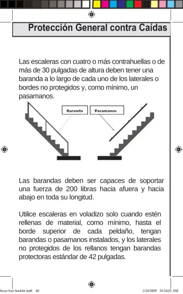 Page 40: Protección General contra Caídas