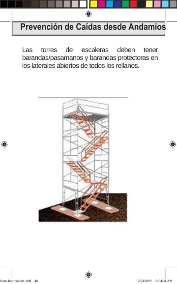 Page 48: Prevención de Caídas desde Andamios