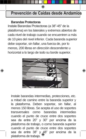 Page 50: Prevención de Caídas desde Andamios