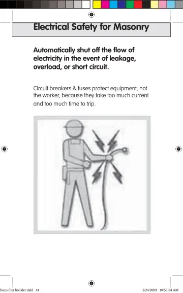 Page 14: Electrical Safety for Masonry