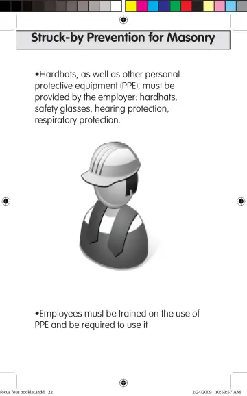 Page 22: Struck-by Prevention for Masonry