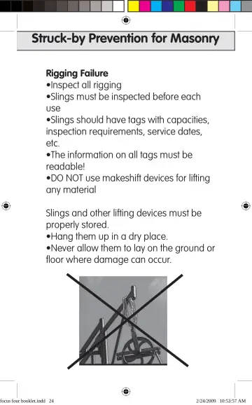 Page 24: Struck-by Prevention for Masonry
