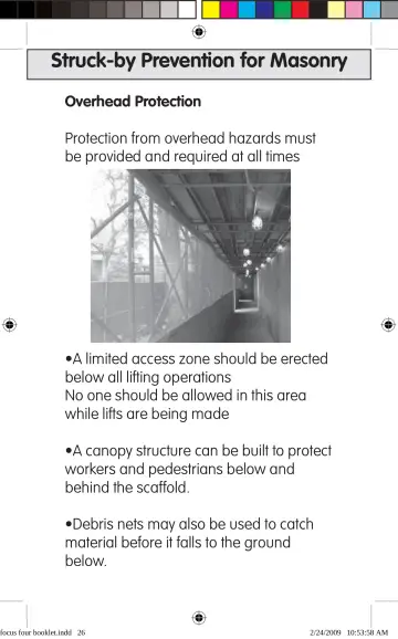 Page 26: Struck-by Prevention for Masonry
