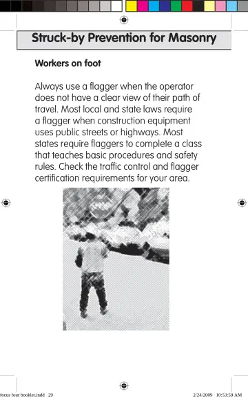 Page 29: Struck-by Prevention for Masonry