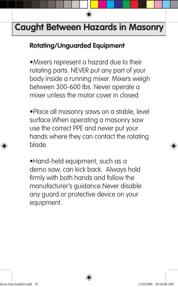 Page 32: Caught Between Hazards in Masonry