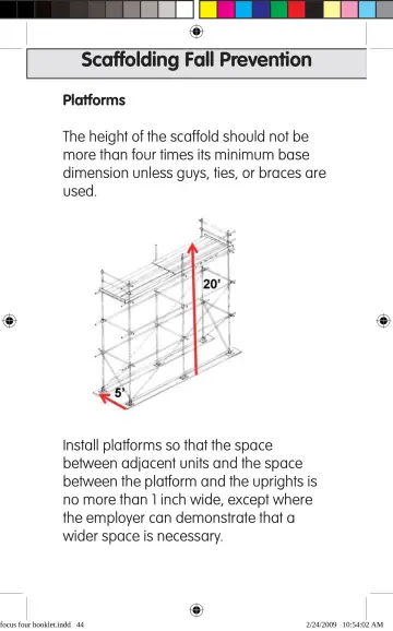 Page 44: Scaffolding Fall Prevention