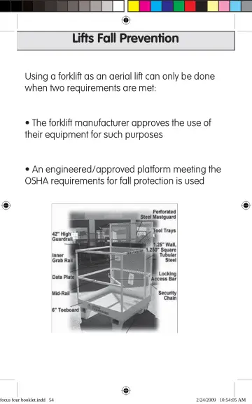 Page 54: Lifts Fall Prevention
