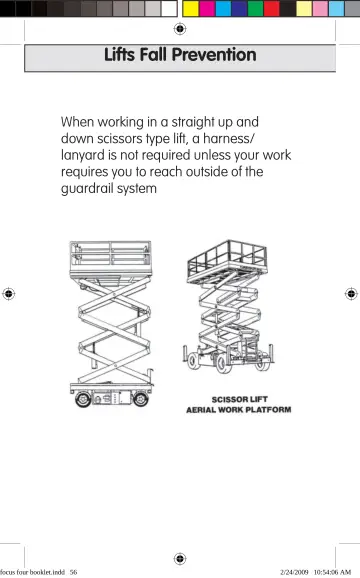 Page 56: Lifts Fall Prevention