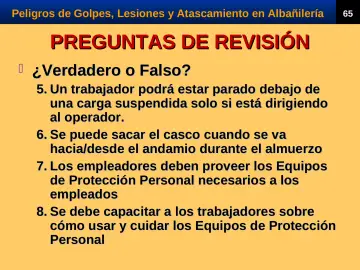 Slide 67: PREGUNTAS DE REVISIÓN