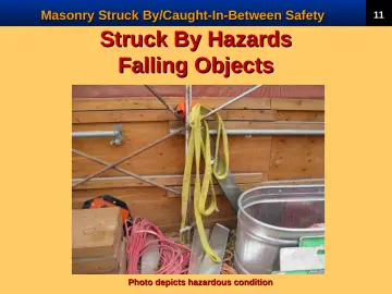 Slide 13: Struck By Hazards