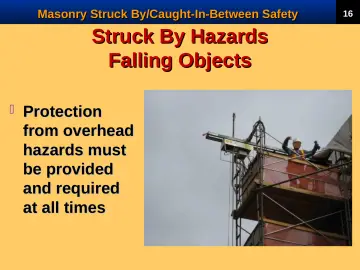 Slide 18: Struck By Hazards