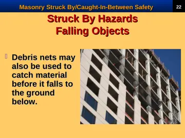 Slide 24: Struck By Hazards