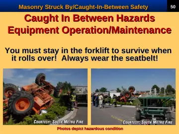 Slide 52: Caught In Between Hazards