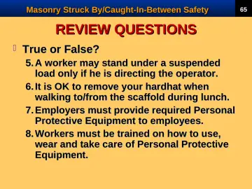 Slide 67: REVIEW QUESTIONS