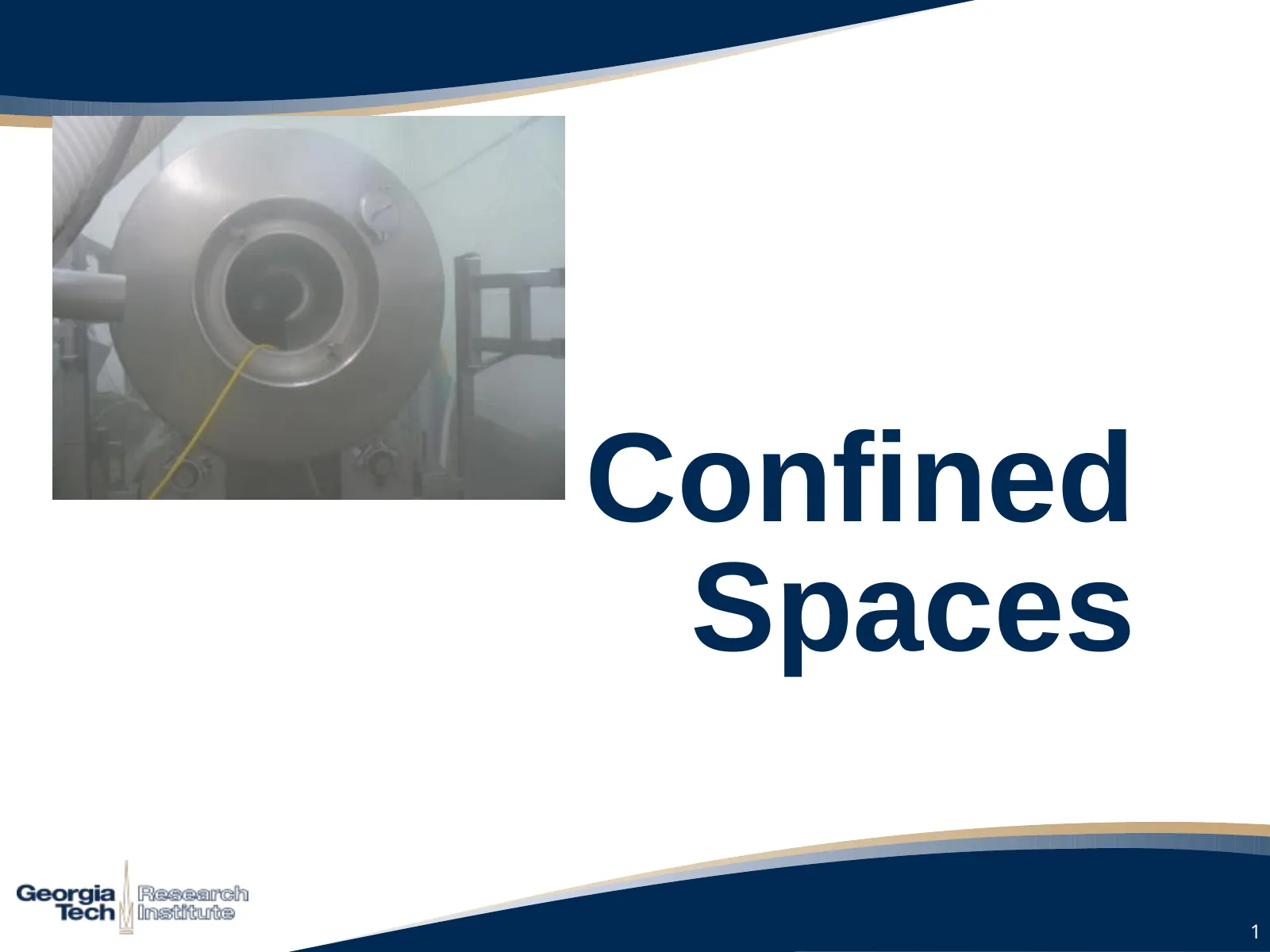 Confined Space, slide 1: Confined