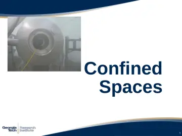 Slide 1: Confined