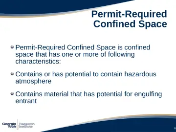 Slide 6: Permit-Required Confined Space